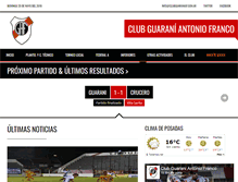 Tablet Screenshot of clubguaraniaf.com.ar